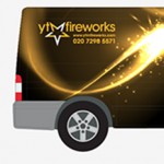 Fireworks Van Graphics Template